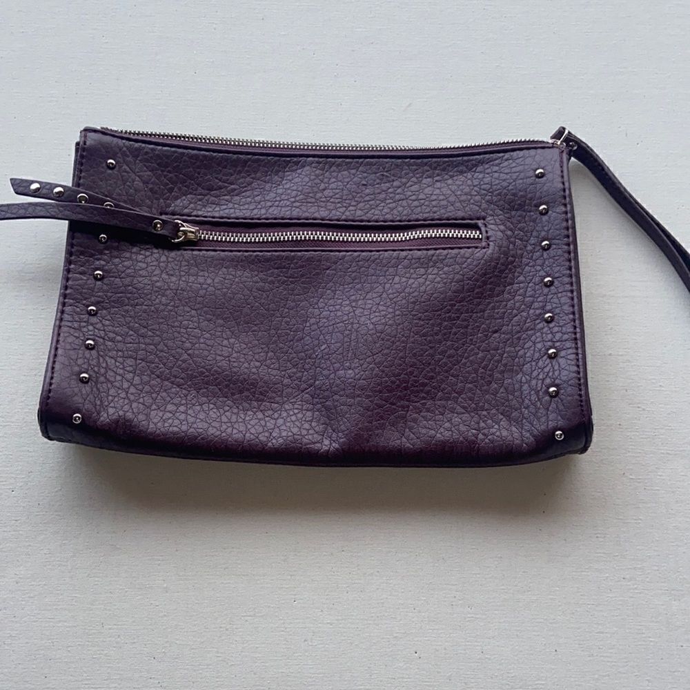 Mossimo studded clutch wristlet Purple